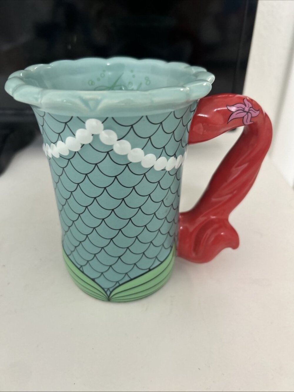 Disney Little Mermaid Ariel Ceramic 10oz Mug Cup, Used